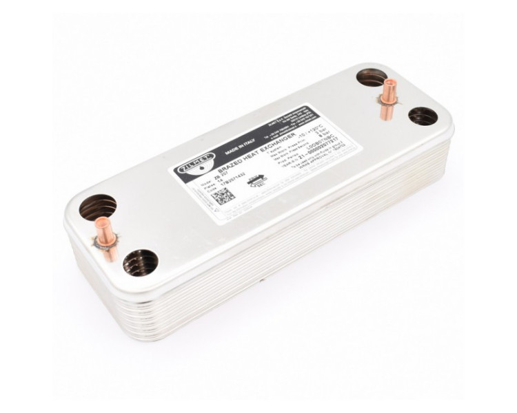 Теплообменник вторичный  для котлов Bosch GAZ 3000 - 14пл арт. 8705406287