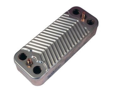 Теплообменник вторичный (ГВС) ZILMET - для газового котла VIESSMANN WH1D арт. 7828745 